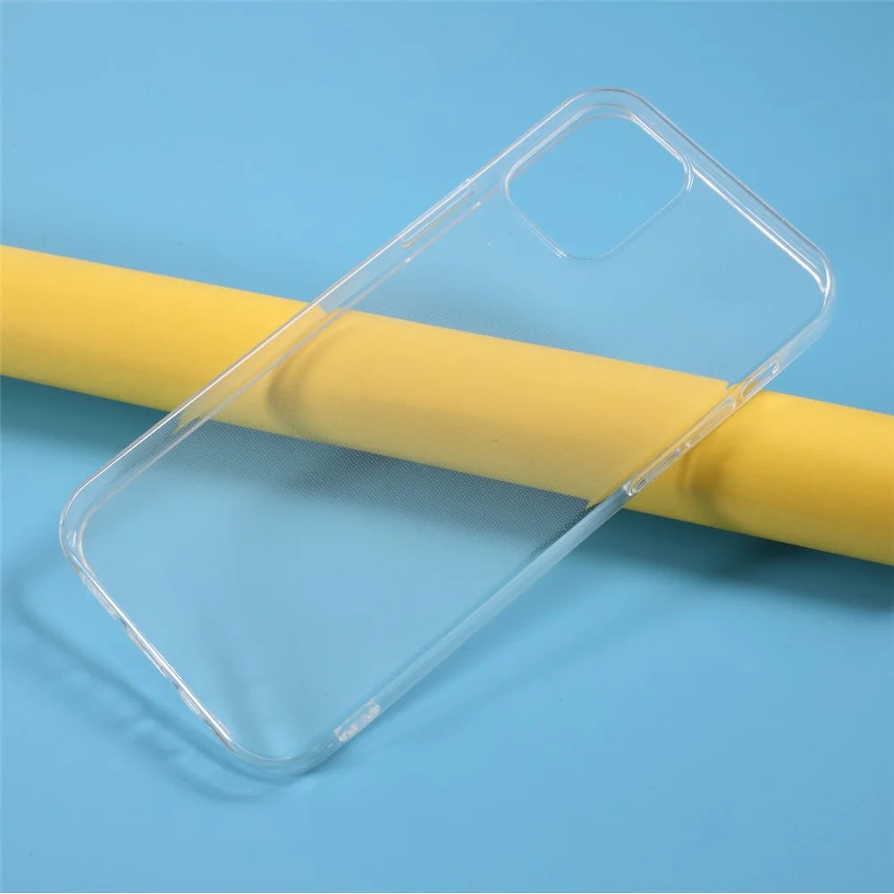 Clear TPU Case for Apple iPhone 12 Transparent Cell Phone Back Case - 5
