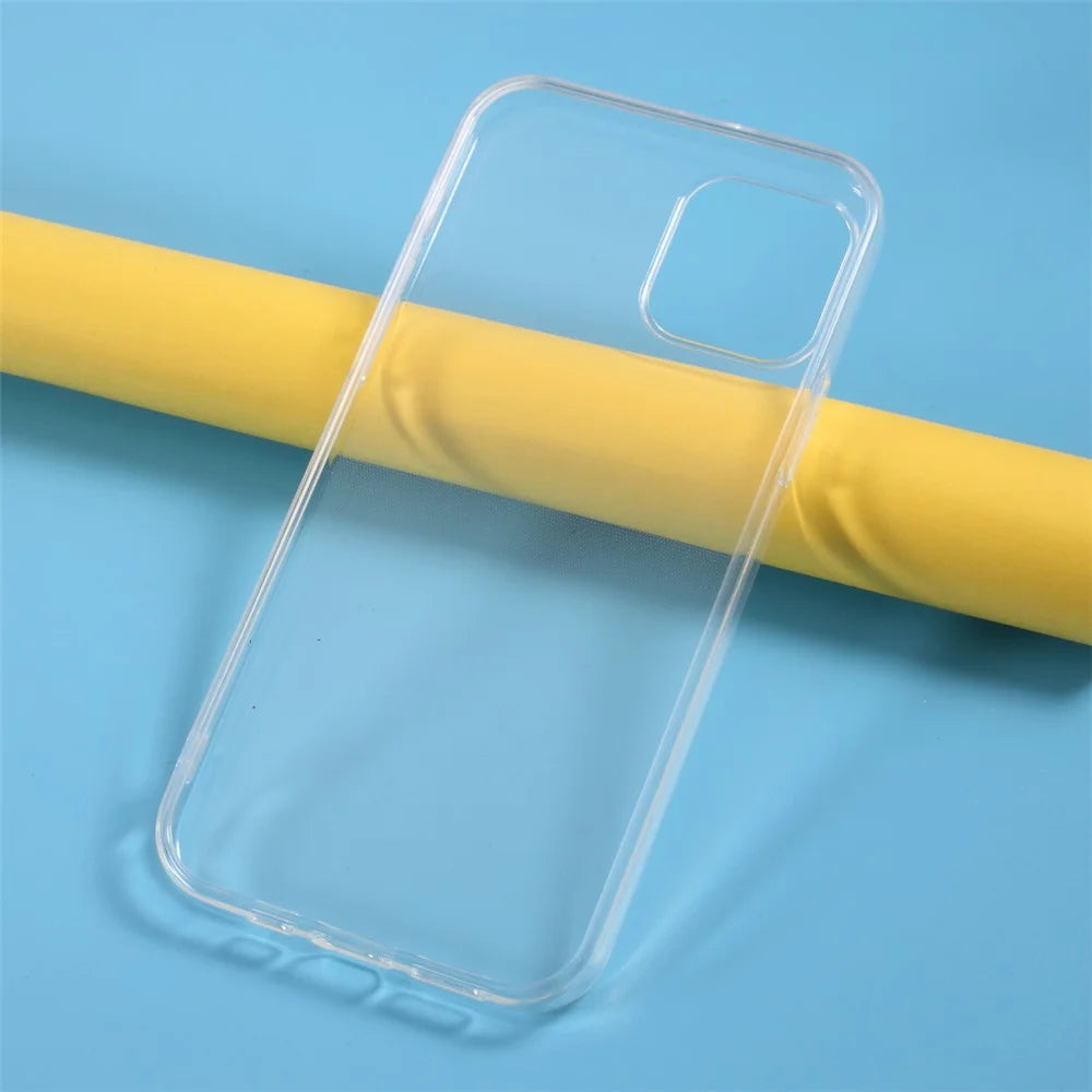 Clear TPU Case for Apple iPhone 12 Transparent Cell Phone Back Case - 6