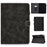 Solid Color Card Slots Stand Flip Leather Protective Cover for iPad 10.2 (2021)/(2020)/(2019) / iPad Air 10.5 inch (2019) - Black - 1
