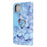Cross Texture Pattern Printing Wallet Leather Phone Casing for iPhone 12 mini 5.4 inch - Butterfly - 3