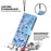 Cross Texture Pattern Printing Wallet Leather Phone Casing for iPhone 12 mini 5.4 inch - Butterfly - 5