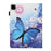 Pattern Printing Leather Stand Shell with Card Slots for iPad Pro 11-inch (2020) / (2022) / (2021) - Blue Butterfly - 3