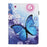 Pattern Printing Stand Leather Card Holder Case for iPad 10.2 (2021)/(2020)/(2019)/Air 10.5 inch (2019) - Blue Butterfly - 2