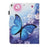 Pattern Printing Stand Leather Card Holder Case for iPad 10.2 (2021)/(2020)/(2019)/Air 10.5 inch (2019) - Blue Butterfly - 3
