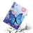 Pattern Printing Stand Leather Card Holder Case for iPad 10.2 (2021)/(2020)/(2019)/Air 10.5 inch (2019) - Blue Butterfly - 6