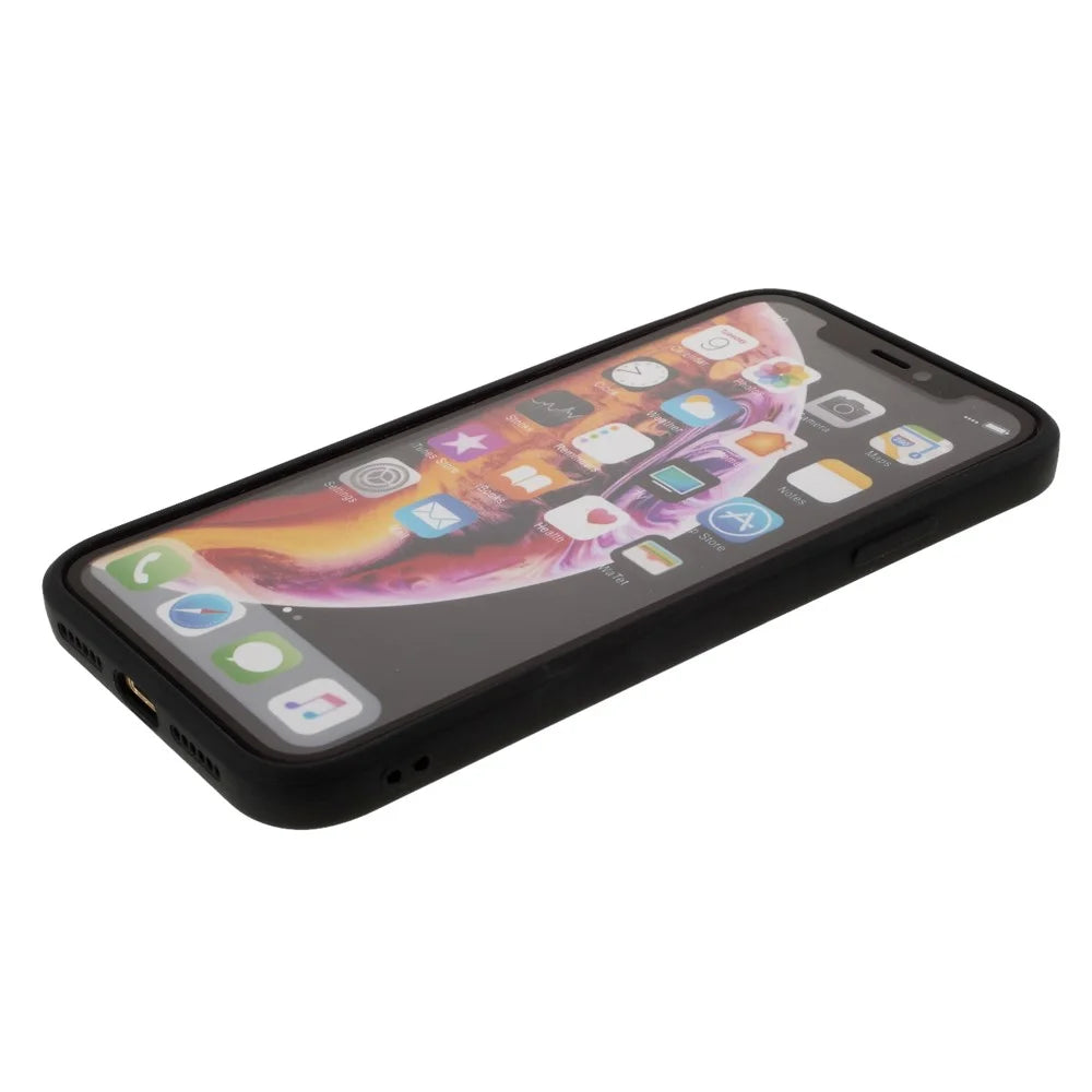 Matte Skin Soft Silicone Cell Phone Case for iPhone XR 6.1 inch - Black - 7