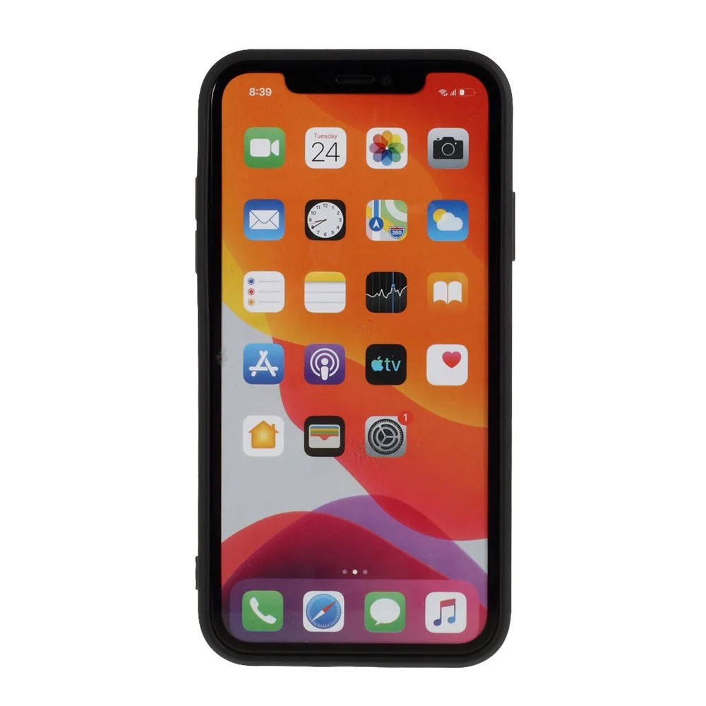 Pure Colour Matte Soft TPU Cover Phone Case for iPhone 11 6.1 inch - Black - 3