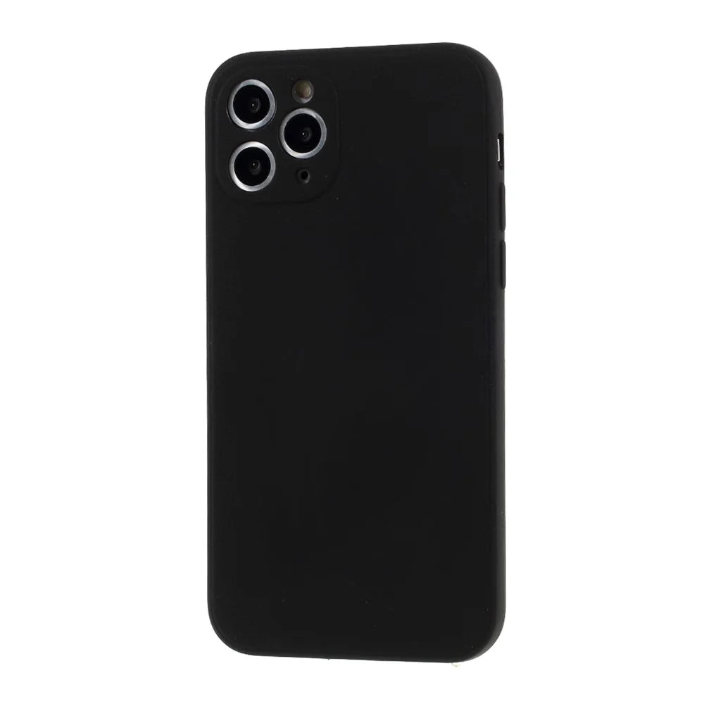 Matte Skin Soft Silicone Mobile Phone Shell for iPhone 11 Pro Max 6.5 inch - Black - 2