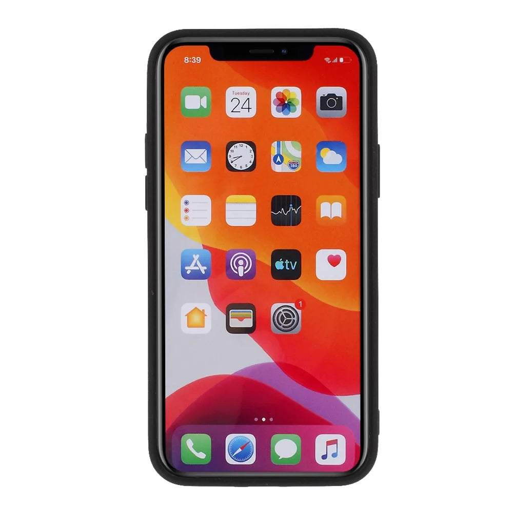 Matte Skin Soft Silicone Mobile Phone Shell for iPhone 11 Pro Max 6.5 inch - Black - 3