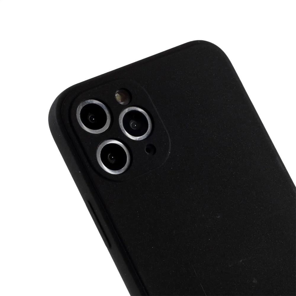 Matte Skin Soft Silicone Mobile Phone Shell for iPhone 11 Pro Max 6.5 inch - Black - 4