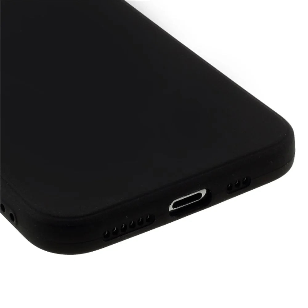 Matte Skin Soft Silicone Mobile Phone Shell for iPhone 11 Pro Max 6.5 inch - Black - 6