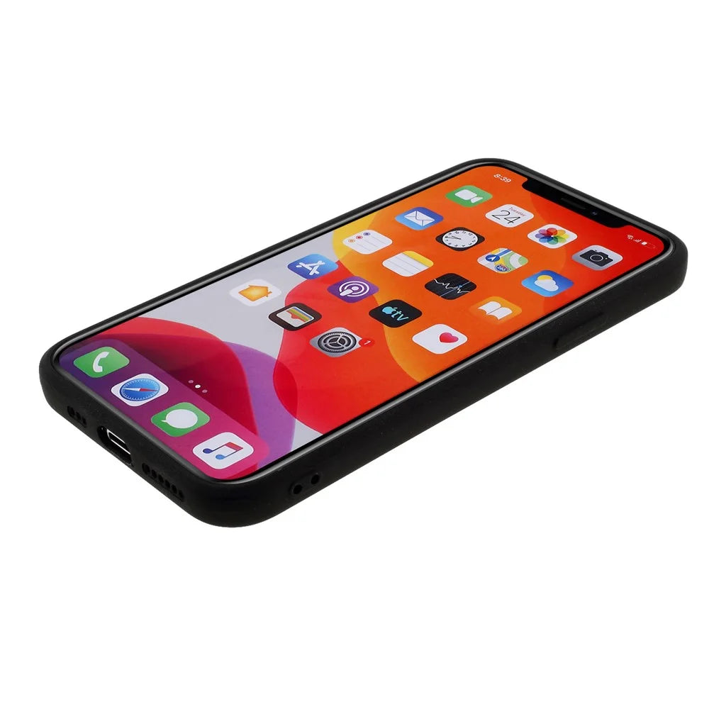 Matte Skin Soft Silicone Mobile Phone Shell for iPhone 11 Pro Max 6.5 inch - Black - 7