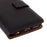 Drop-Resistant Split Leather with Stand Wallet Shell for iPhone 6/6s 4.7-inch Phone Accessory - Black - 6