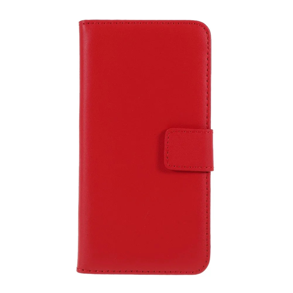 Split Leather with Wallet Cover for iPhone 6 Plus/6s Plus 5.5-inch - Red - 1