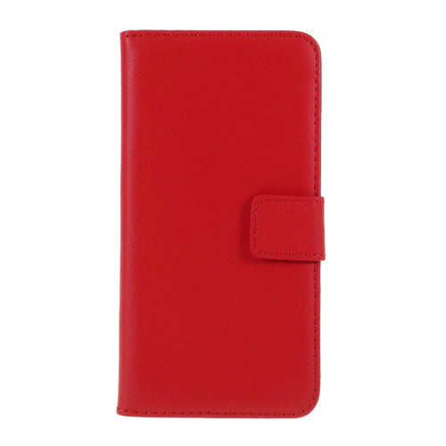 Split Leather with Wallet Cover for iPhone 6 Plus/6s Plus 5.5-inch - Red - 1