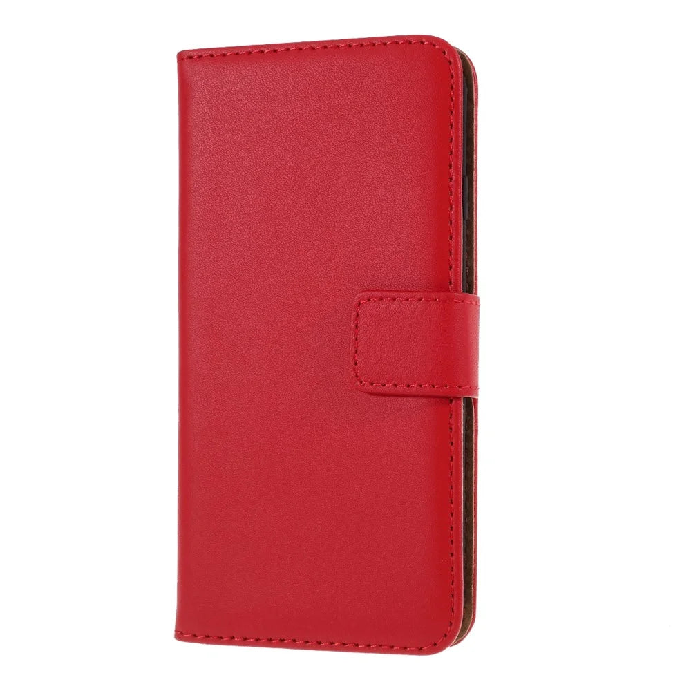 Split Leather with Wallet Cover for iPhone 6 Plus/6s Plus 5.5-inch - Red - 2