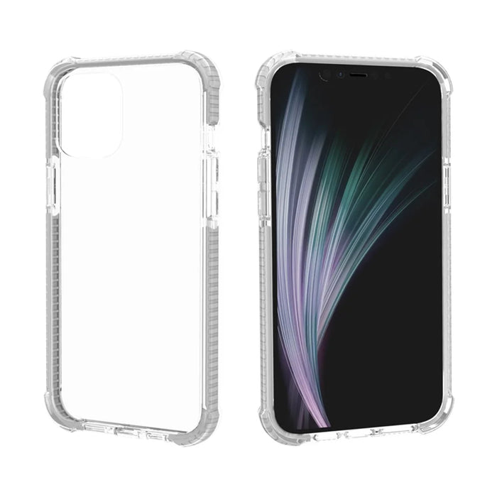 Air-Cushion Dropproof Acrylic + TPU Hybrid Case for iPhone 12 mini - White - 5