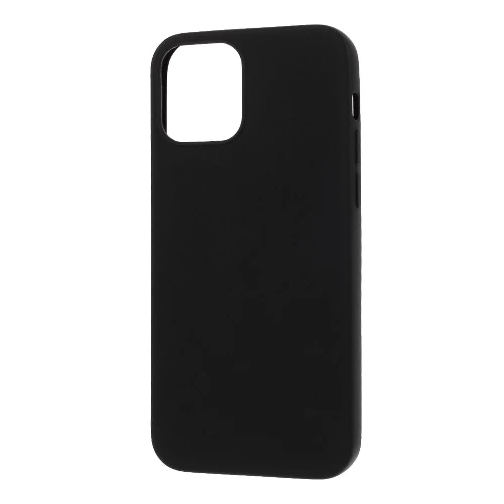 Matte Skin TPU Protective Case for iPhone 12 mini - Black - 2