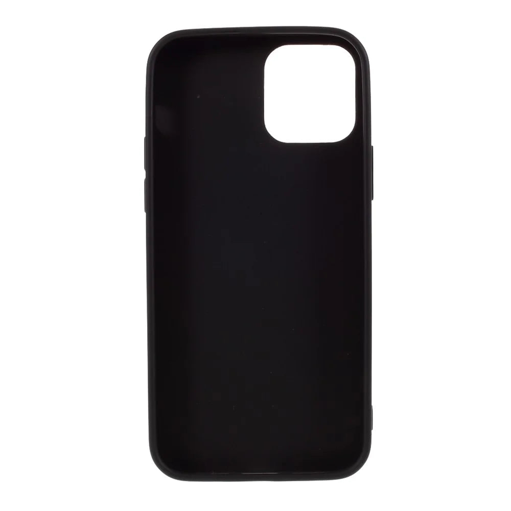 Matte Skin TPU Protective Case for iPhone 12 mini - Black - 3