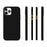 10Pcs/Pack Matte Black TPU Soft Protection Shell for iPhone 12 Pro 6.1 inch - 6