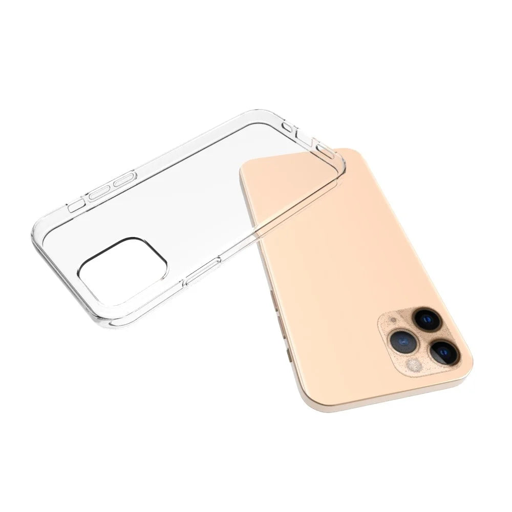 10Pcs/Pack Clear TPU Soft Phone Shell with Non-slip Inner for iPhone 12 mini - 4