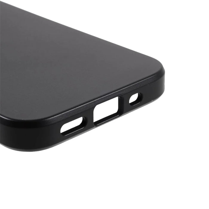For iPhone 12 mini 5.4 inch Starry Sky Series Biodegradable Case Eco-Friendly Wheat Straw TPU Matte Phone Cover - Black - 7