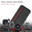 SHOUHUSHEN Cloth Coated PC TPU Case for iPhone 12 Pro/12 - Black - 3