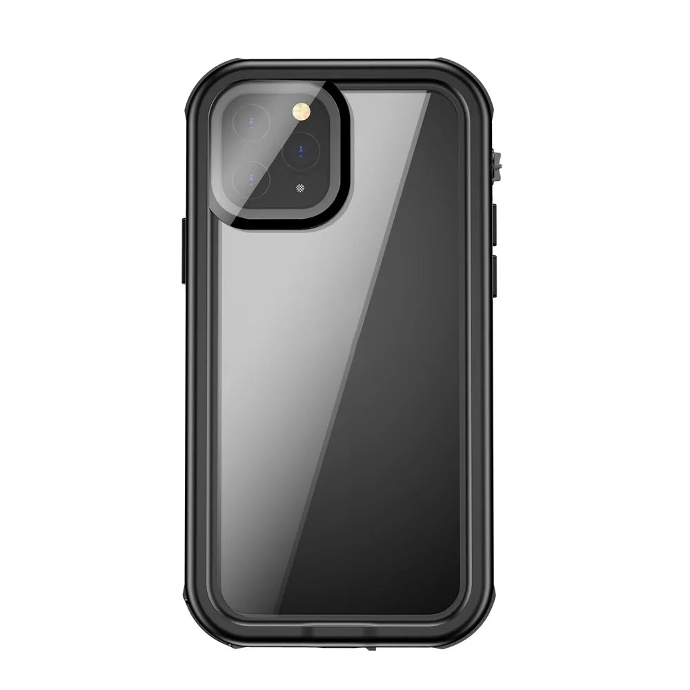 For iPhone 12 6.1 inch IP68 Waterproof Phone Case Drop-resistant Shockproof Mobile Phone Cover - 4