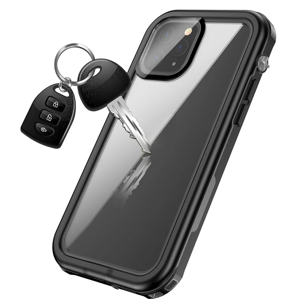 For iPhone 12 Pro 6.1 inch IP68 Waterproof Phone Case Shockproof Anti-drop Smartphone Protective Cover - 3
