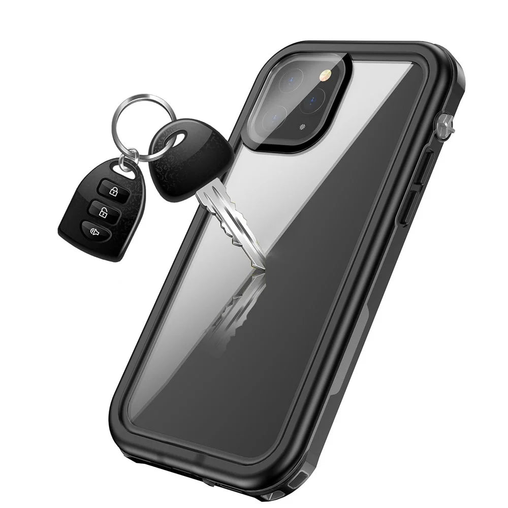 For iPhone 12 Pro Max 6.7 inch IP68 Waterproof Phone Case Shockproof Full Protection Phone Cover - 3