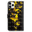 Light Spot Decor Pattern Printing Wallet Stand Leather Case with Strap for iPhone 12 mini - Gold Butterfly - 3