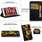 Light Spot Decor Pattern Printing Wallet Stand Leather Case with Strap for iPhone 12 mini - Gold Butterfly - 6