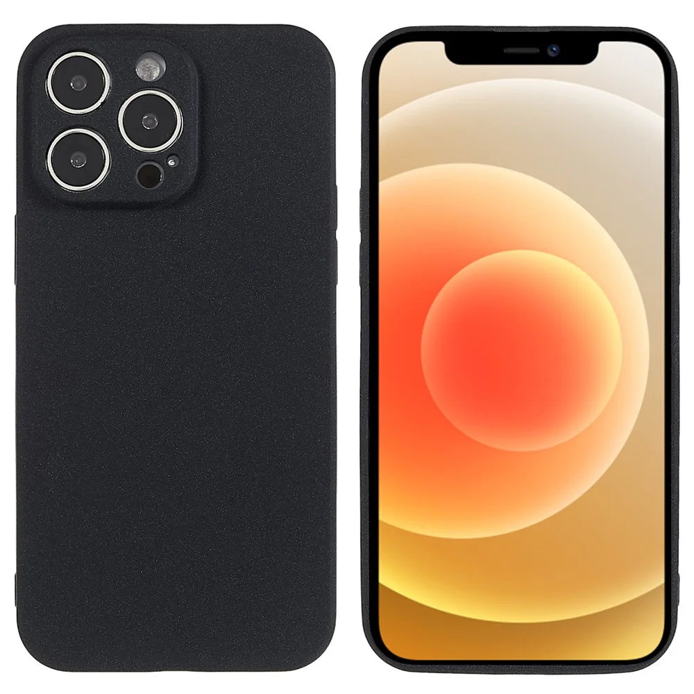 Double-sided Matte TPU Case for iPhone 12 Pro Max 6.7 inch - Black - 1