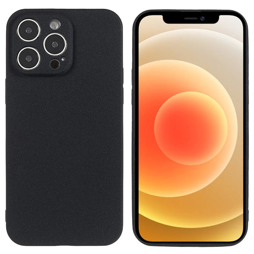 Double-sided Matte TPU Case for iPhone 12 Pro Max 6.7 inch - Black - 1