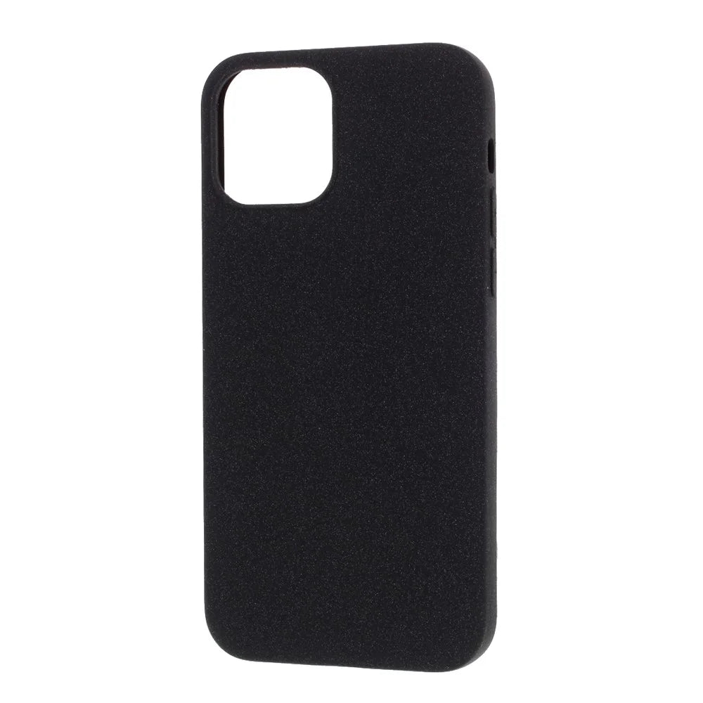 Double-sided Matte TPU Shell (3 Camera Lens Edition) for iPhone 12 Pro/12 - Black - 2