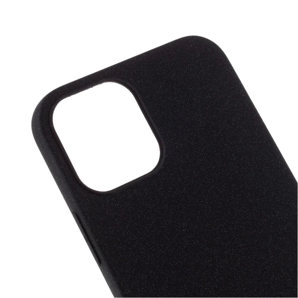Double-sided Matte TPU Shell (3 Camera Lens Edition) for iPhone 12 Pro/12 - Black - 4