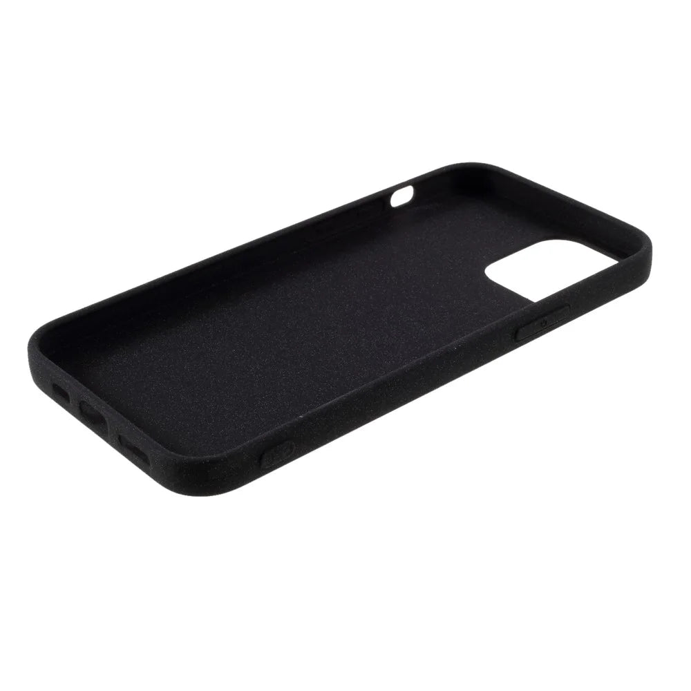 Double-sided Matte TPU Shell (3 Camera Lens Edition) for iPhone 12 Pro/12 - Black - 7