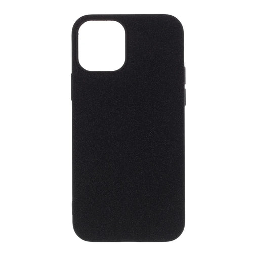 Double-sided Matte TPU Shell Case for iPhone 12 mini - Black - 1