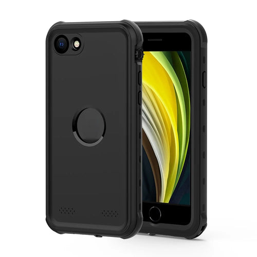 REDPEPPER IP68 Waterproof Case Drop-proof Dust-proof Phone Cover for iPhone SE (2020) / (2022) - Black - 1
