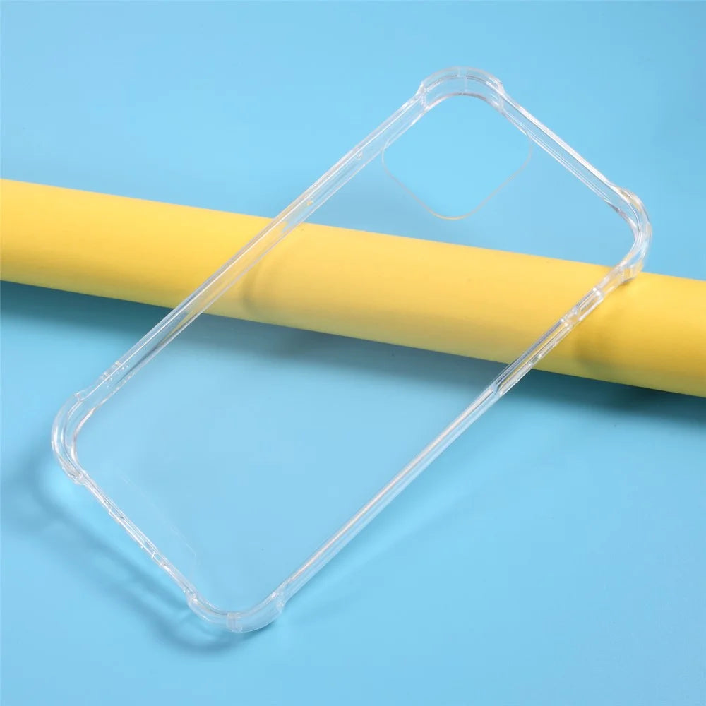 PC Back Plate + TPU Frame Hybrid Drop-proof Case for for iPhone 12 Pro/12 - 5