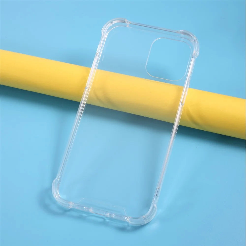 PC Back Plate + TPU Frame Hybrid Drop-proof Case for for iPhone 12 Pro/12 - 6