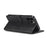 LC.IMEEKE Leather Wallet Stand Cover Cell Phone Shell for iPhone 12 mini - Black - 4
