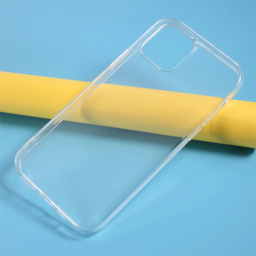 Watermark Resistant Clear TPU Back Cover 2mm Thickness for iPhone 12 mini - 5