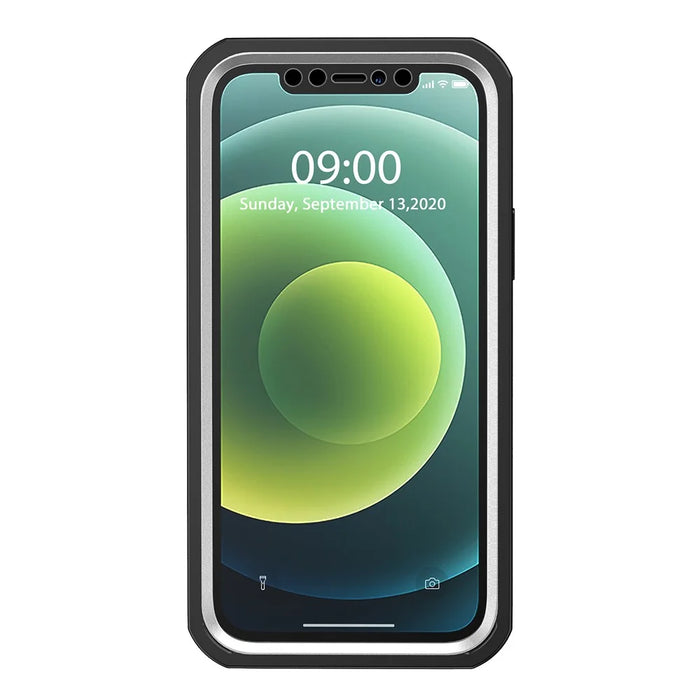 For iPhone 12 mini 5.4 inch Full Protection Anti-drop Hard PC Phone Case with Built-in PET Screen Film - 2