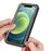 For iPhone 12 mini 5.4 inch Full Protection Anti-drop Hard PC Phone Case with Built-in PET Screen Film - 3