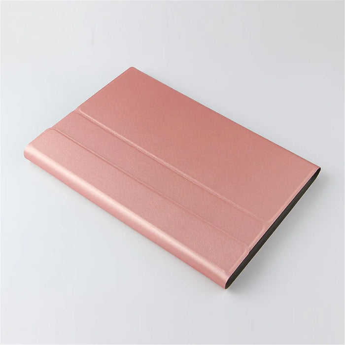 For iPad mini (2019) 7.9 inch / mini 4 Leather Stand Tablet Case with Detachable Magnetic Wireless Keyboard (Without Touchpad) - Rose Gold - 6