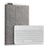 Bluetooth-compatible Keyboard Leather Stand Shell Case for iPad 9.7-inch (2018) - Grey / White - 1