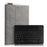 Bluetooth-compatible Keyboard Leather Stand Case Cover for iPad 10.2 (2021)/(2020)/(2019) - Grey / Black - 1