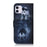 Pattern Printing PU Leather Wallet Stand Case for iPhone 12 Pro/12 - Dog and Wolf - 3