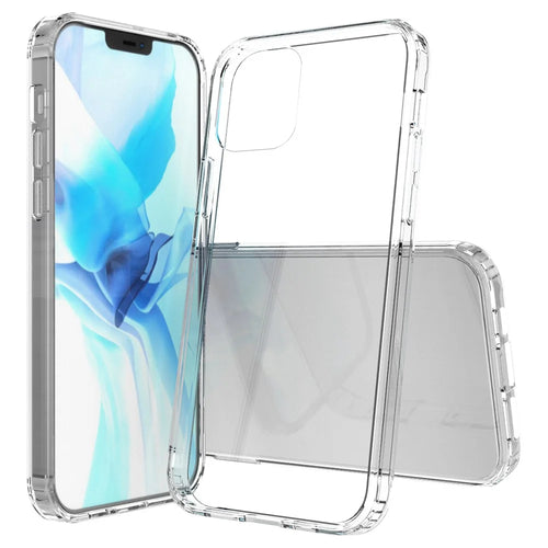 Cellphone Case Bag Scratch Resistant Acrylic + TPU Transparent Phone Shell for iPhone 12 Pro/12 - 1